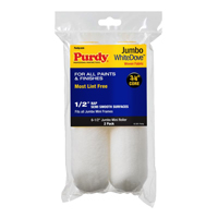 Purdy White Dove 14G626013 Jumbo Mini Roller Cover; 1/2 in Thick Nap; 6-1/2