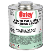 CEMENT ABS-PVC TRANSITION 32OZ