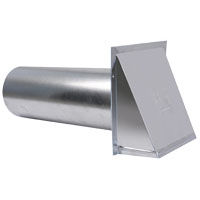 HOOD EXHAUST ALL ALUMINUM 4IN