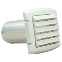 HOOD INTAKE WHITE 4IN PROVENT
