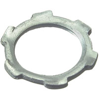 Halex 26197 Conduit Locknut, 3/4 in, Steel, Zinc