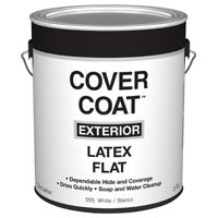 PAINT EXTR FLAT LATEX WHITE GA