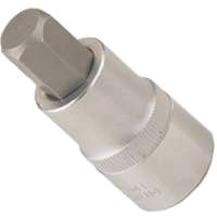 SOCKET HEX BIT 4MM 3/8DR MET