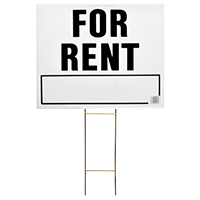 LFR-4 FOR RENT LAWN SIGN