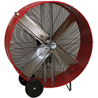 FAN BARREL 1/2HP 48IN RED