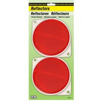 HY-KO CDRF-3R Carded Reflector, 9.63 in L Post, Red Reflector