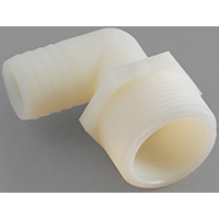 ELBOW NYLON BARBXMPT 1/2X3/4