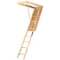 LADDER ATTIC 22INX10FT WOOD FT