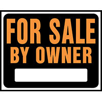 SIGN FOR SALE BY OWNER JUMBO