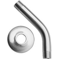 SHOWER ARM-FLANGE CHROME 8IN