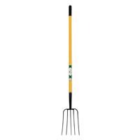 PARADISE HARDWARE Landscapers Select BPJ-5F-OR Fork Manure Fiberglass 5 Tine