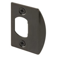 Defender Security E 2233 Door Strike Plate; 2-1/4 in L; 1-7/16 in W; Steel;