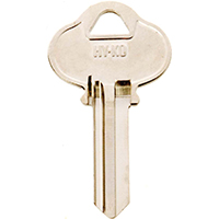 HY-KO 11010S4 Key Blank; Brass; Nickel; For: Sargent Cabinet; House Locks