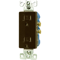 Eaton Wiring Devices TR1107RB-SP-L Duplex Receptacle, 15 A, 2-Pole, 5-15R,