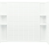 BATH-SHOWER WALL KIT WHITE