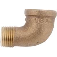 Anderson Metals 738116-12 Street Pipe Elbow, 3/4 in, FIP x MIP, 90 deg