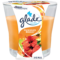 Glade 76956 Air Freshener Candle Orange, 3.4 oz Jar