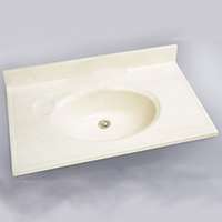 WB2225 WHT/BNE MARBLE TOP22X25