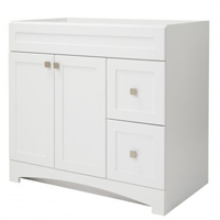 VANITY MNTRY FLT WHITE 36X21IN