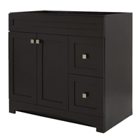 VANITY MNTRY BLK COFEE 36X21IN