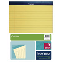 50CT8-1/2x11 Legal Pad (3PK)