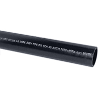 1 1/2" ABS DWV SEWER PIPE