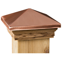 72217 COPPER POSTCAP CEDAR 4X4