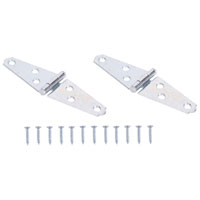 HINGE STRAP STEEL LD 2IN ZINC