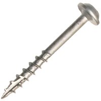 Kreg SML-C125 - 100 Pocket-Hole Screw, #8 Thread, 1-1/4 in L, Coarse Thread,