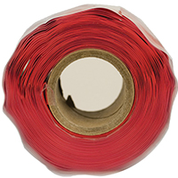 TAPE SILICONE RED 1INX12FT
