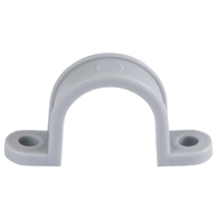 PVC 2-HOLE STRAP 1-1/4 COND 10PK