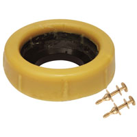 GASKET TOILET WAX RNFRCD W/BLT