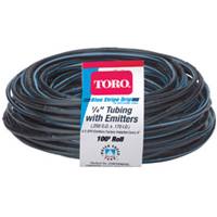 TUBE DRIP WTR W/EMT 100FT 1/4