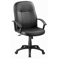 Office Chair W/pp Arm Black