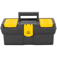 STANLEY STST13011 Tool Box with Tote Tray, 1.1 gal Storage, Soft-Grip