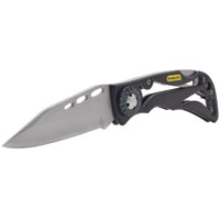 STANLEY STHT10253 Pocket Knife; 4-1/8 in L Blade; Steel Blade; 1 -Blade;