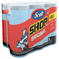 6PK BLU Shop Towel