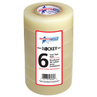 HOCKEY TAPE CLEAR 6PACK