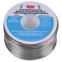 Oatey 53171 Rosin Core Wire Solder, Silver, 1/2 lb