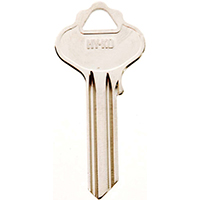 HY-KO 11010IN33 Key Blank; Brass; Nickel; For: ILCO Cabinet; House Locks and