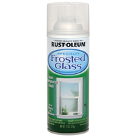 RUST-OLEUM 1903830 Frosted Glass Spray Paint, Frosted Glass, 11 oz, Aerosol
