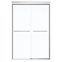 SHOWER DOOR NICKEL AURA 48IN