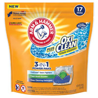 A&H-00250 DETERGENT PACK 17CT