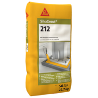 SIKA 90824 Cementitious Grout, Powder, Gray, 50 lb Bag