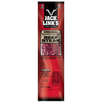 Jack Link's 02027 Beef Steak Stick; Original Flavor; 1 oz Bag