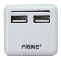 CHARGER USB 2-PORT3.4A W/LIGHT