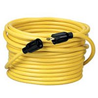 CORD EXT TWSTLCK 12/3X50FT YEL