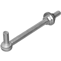 HOOK BOLT STEEL 3/4X10IN ZINC