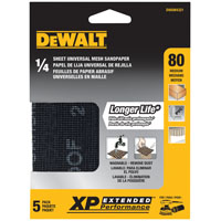 SANDPAPER MESH 80GRIT 1/4IN