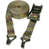 KEEPER 03548 Tie-Down, 1-1/4 in W, 16 ft L, Camouflage, 1000 lb, J-Hook End